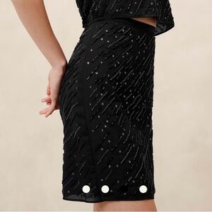 Banana Republic Beaded Mini Skirt(12)
